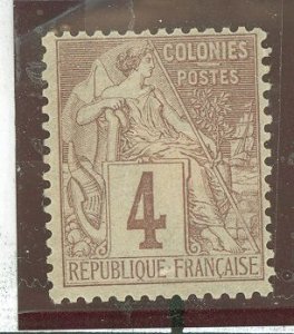 French Colonies (General Issues) #48 Unused Single