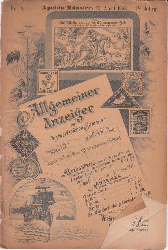 Allgemeiner Anzeiger - 1898 ##1,2,3,4,5,6,7,9 (Apolda/Munster)
