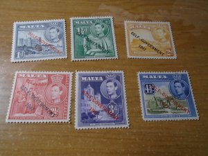 Malta  #  235-40  MNH