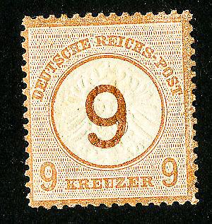 Germany Stamps # 28 VF OG LH Scott Value $82.50