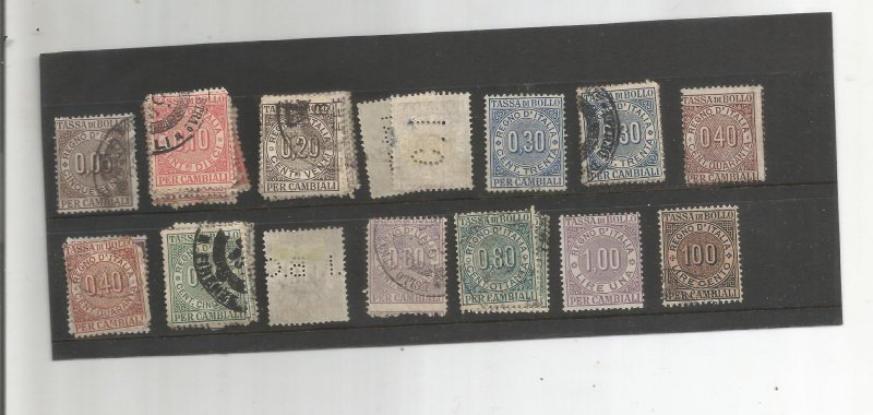 ITALY TASSA DI BOLLO REVENUE STAMP COLLECTION