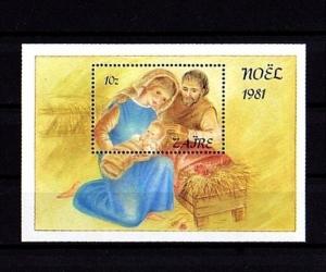 ZAIRE - 1981 - CHRISTMAS - HOLY FAMILY - NATIVITY - MINT - MNH S/SHEET!