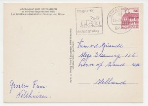 Postcard / Postmark Germany 1986 Bear - Zoo Straubing