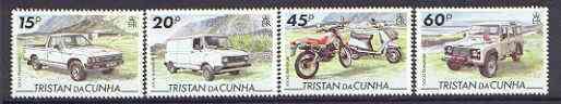 Tristan da Cunha 1995 Transport set of 4 unmounted mint, ...