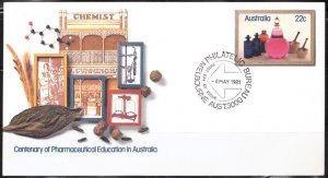 F2042   AUSTRALIA   FDC - PPD Stationary        1981, Pharmaceutical Education
