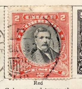 Chile 1911 Early Issue Fine Used 2P. NW-255681