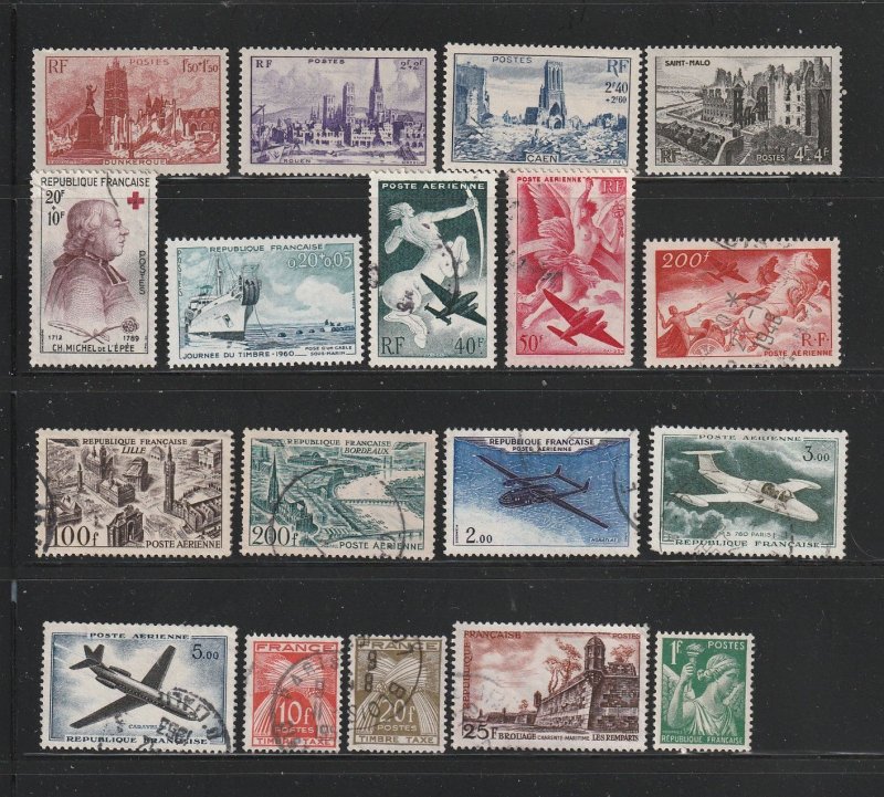 France Collection C - 4 Scans - All the stamps are in the scans.