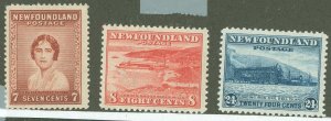 Newfoundland #208-10  Single (Complete Set)