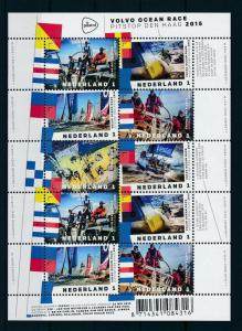 [19361] Netherlands Niederlande 2015 Volvo Ocean Race Sailing M/S sheet MNH