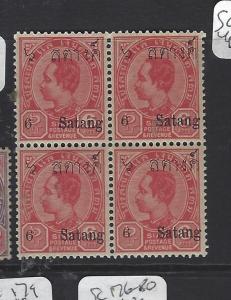 THAILAND (P2212B) RAMA   SURCH  SC 125  BL OF 4    MNH