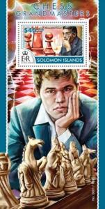 Solomon Islands - 2015 Chess Grandmasters - Souvenir Sheet - 19M-806