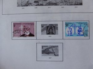 Bahamas 1884-1991 Stamp Collection on Album Pages