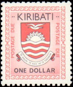 Kiribati #J1-J9, Complete Set(9), 1986, Never Hinged