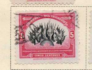 Ecuador 1940 Early Issue Fine Used 5c. 170310