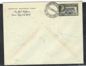 GILBERT AND ELLICE ISLANDS KGVI 2 1/2D COVER 1942 NOT SENT  P0309A H