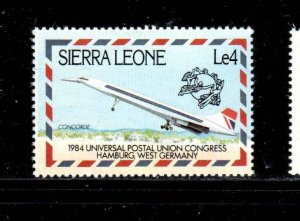 SIERRA LEONE #623 1984 UPU CONGRESS MINT VF NH O.G