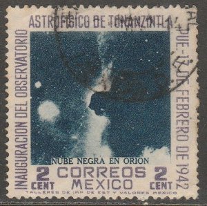 MEXICO 774, 2¢ Tonanzintla Observatory Astrophysics. USED. VF. (727)