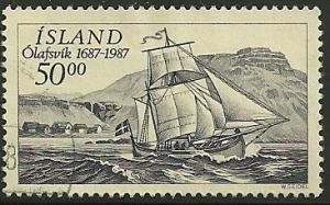 Iceland - 637- Used  - SCV-1.10