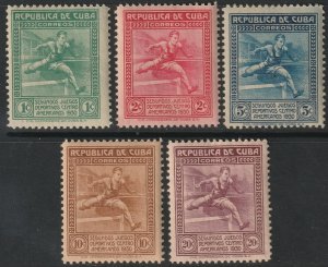 Cuba 1930 Sc 299-303 set MNH**