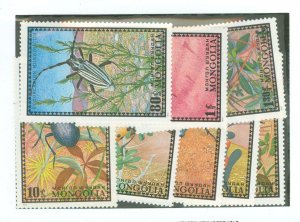 Mongolia #667-674 Mint (NH) Single (Complete Set)