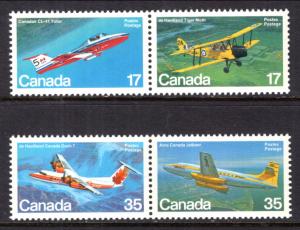 Canada 903-906a Airplanes MNH VF