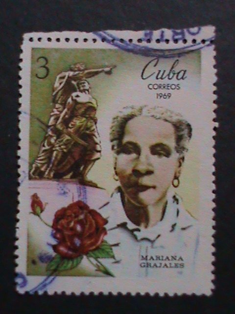 ​CUBA-1969 -SC#1388 WOMEN'S DAY-USED- VF WE SHIP TO WORLD WIDE AND COMBINED
