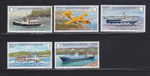 Guernsey 227-231 Set MNH Transportation