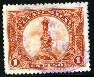 Guatemala - SC #213 - Used - 1924 - Item G76