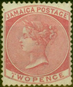 Jamaica 1884 2d Rose SG19 Fine Mtd Mint