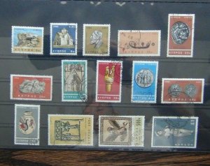 Cyprus 1966 - 1969 set to £1 SG283 - SG296 Fine Used 