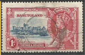 BASUTOLAND, 1937, used 1p, Silver Jubilee Issue Scott 15