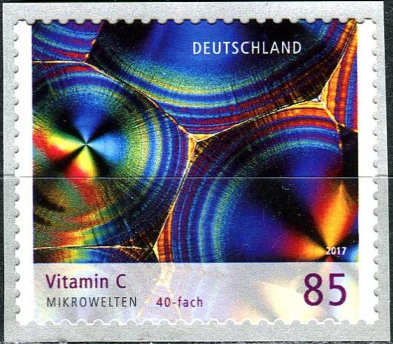 Germany 2018,Sc#2984A MNH, Microworld: Vitamin C Refraction s./a.