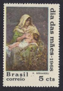 Brazil    #1083  1968  MNH mother`s day complete