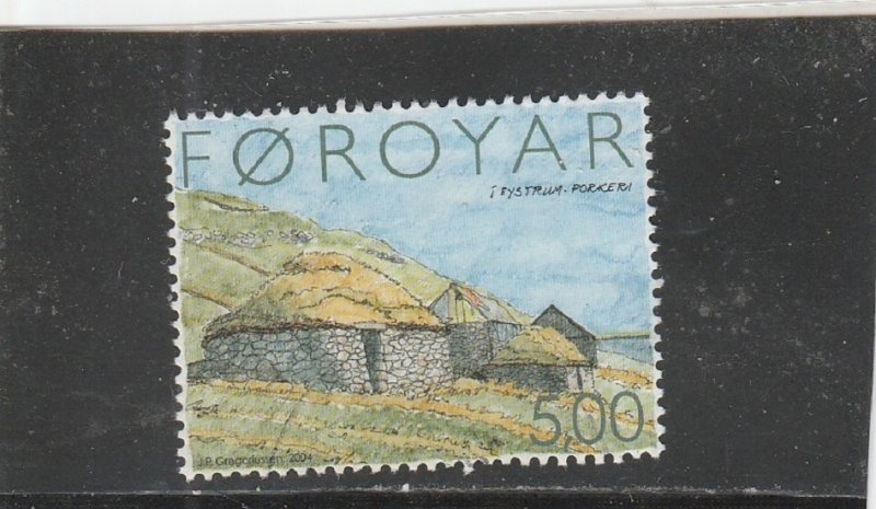 Faroe Islands  Scott#  441g  Used  (2004 I Eystrum Porkeri)