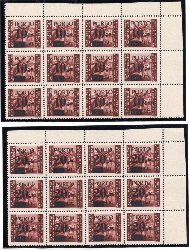 Slovenian Coast - Port Tax Marker No. 1/5 Gorgeous Block Exceptional