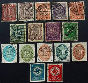 Packet, Germany, 16 Different Officials, Scott O2 // O86