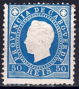 Cape Verde #20*  CV $10.00  small thin