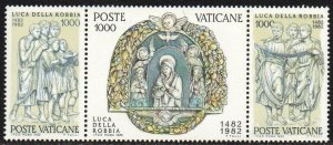 Vatican City Sc #709a MNH Strip of 3