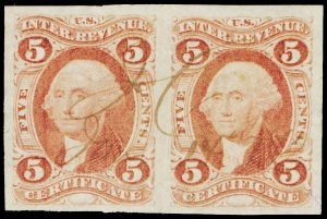 U.S. REV. FIRST ISSUE R24a  Used (ID # 118509)