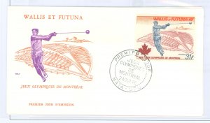 Wallis & Futuna Islands C70-C71 Olympic games FDC