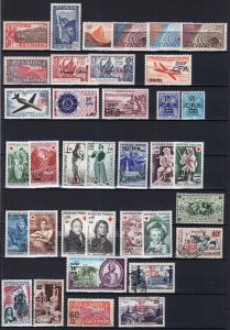 Reunion Older to 1970's Selection 36 Stamps Mint-Used With Better