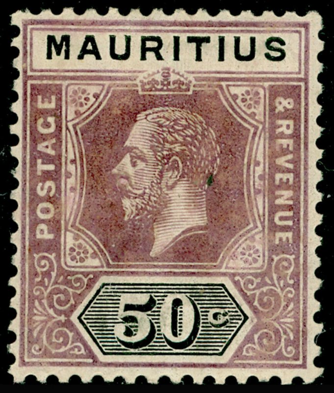 MAURITIUS SG200, 50c Dull Purple & Black, M MINT. Cat £50.