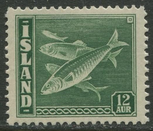 Iceland - Scott 223 - General Issue -1939 - MLH - Single 12a Stamp