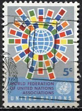 United Nations N.Y.; 1966: Sc. # 154: O/Used Single Stamp