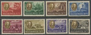 HUNGARY Sc#B198A-B198D, CB1-CB1C 1947 Franklin Roosevelt Complete Set OG MNH