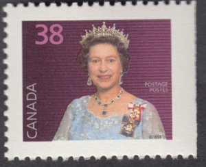 Canada - #1164as  38c Queen Elizabeth II Booklet Stamp With Str. Edge - MNH
