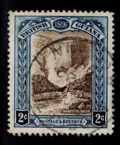 British Guiana Scott 153 Used 1897 Waterfall stamp