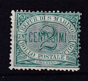 1877-99 - SAN MARINO - Coat of Arms. Scott #1 - MH