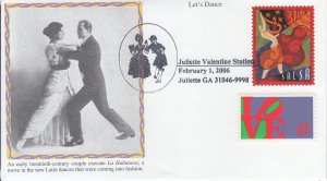 2006 USA  Salsa Let's Dance Valentine Juliette GA (Scott 3940) Pictorial