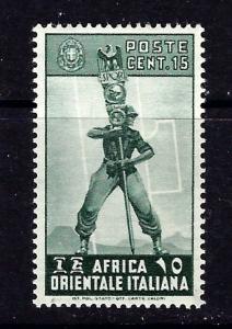 Italian East Africa 5 Hinged 1938 issue